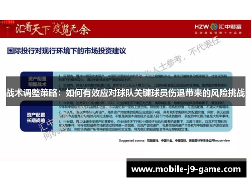 战术调整策略:如何有效应对球队关键球员伤退带来的风险挑战 战术调整策略:如何有效应对球队关键球员伤退带来的风险挑战