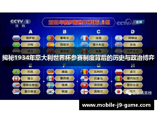 揭秘1934年意大利世界杯参赛制度背后的历史与政治博弈 揭秘1934年意大利世界杯参赛制度背后的历史与政治博弈